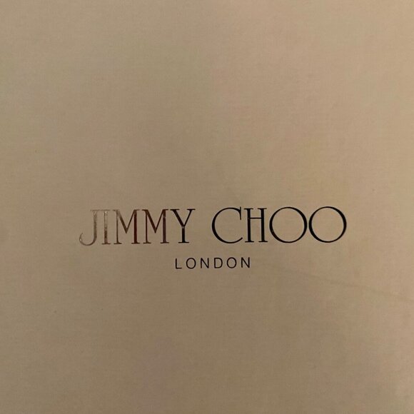 Jimmy Choo Peep Toe Stilleto Heels Black Leather - Picture 10 of 11